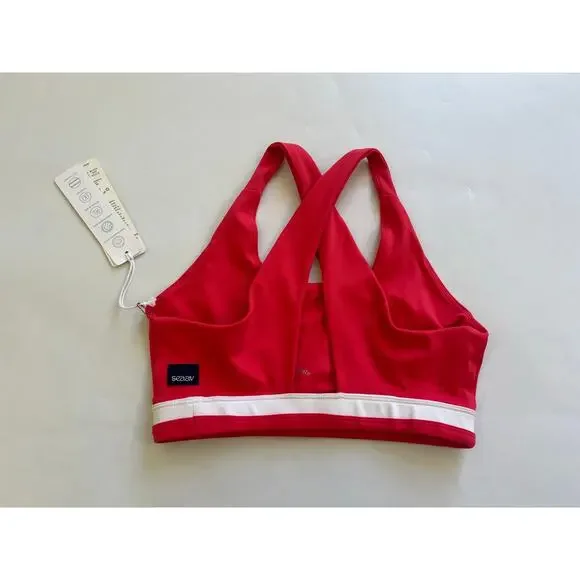NWT Lot of 2 Seaav Pink Crossback Sports Bras Women Size Small Athletisure
